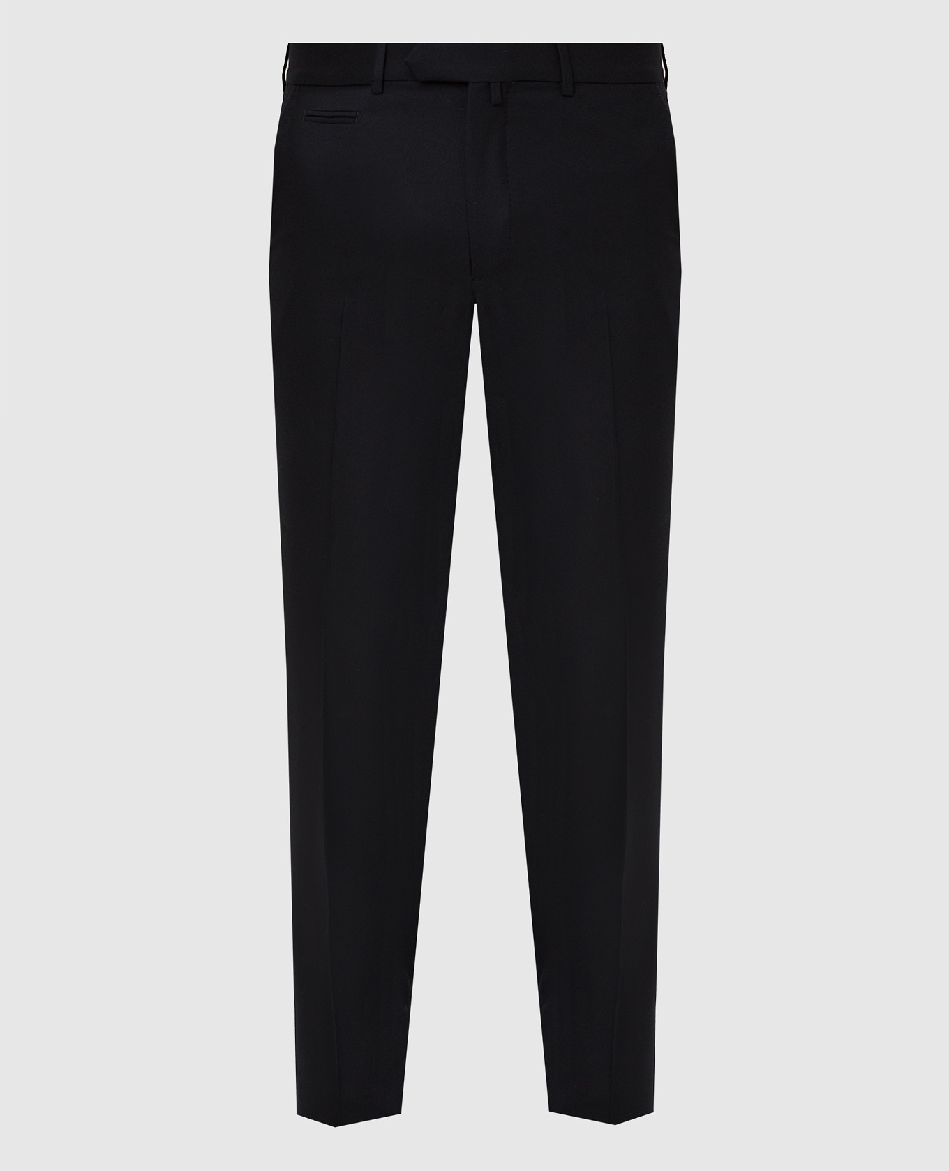

Black wool trousers Stefano Ricci, Черный