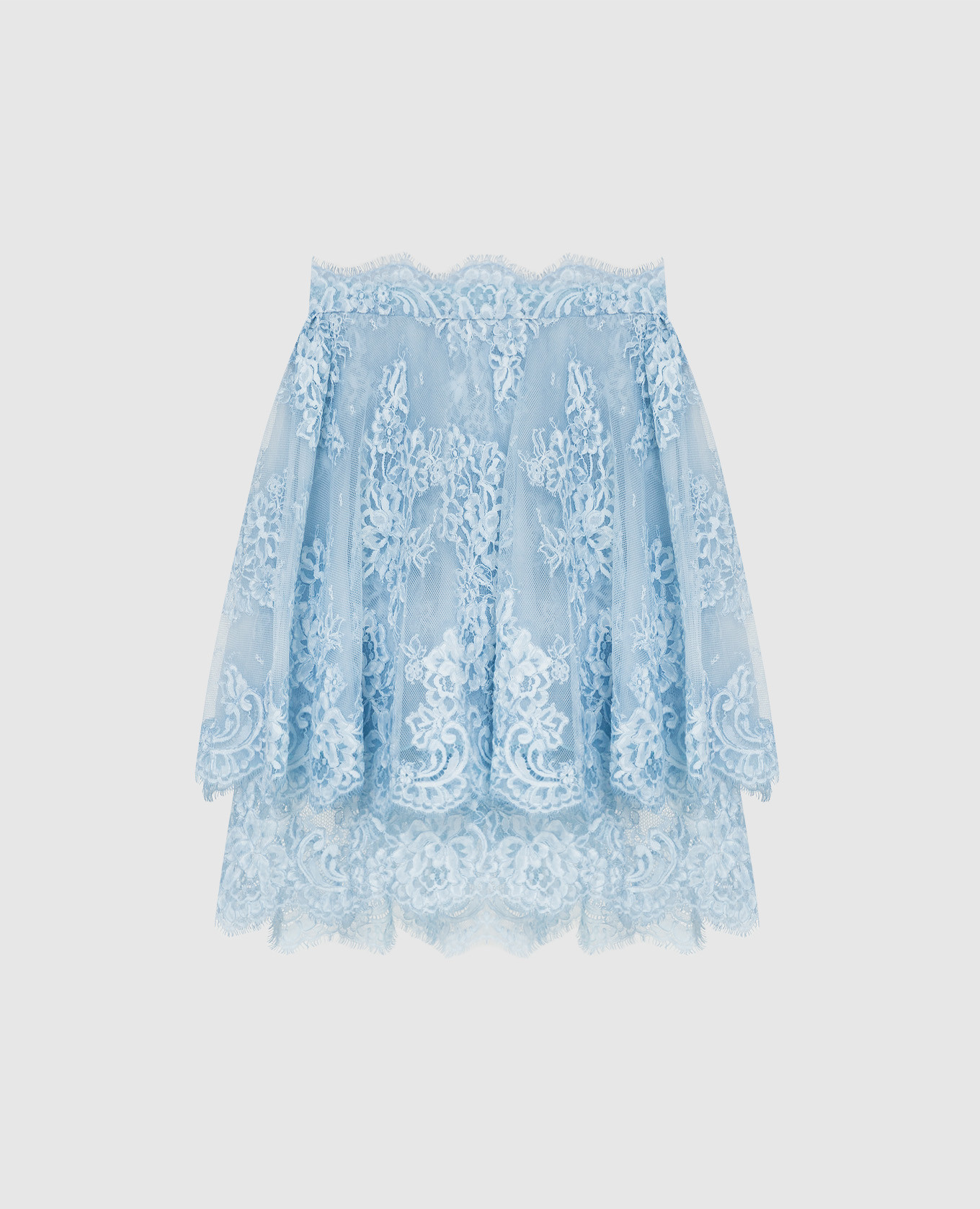 

Light blue fishnet mini skirt Ermanno Scervino