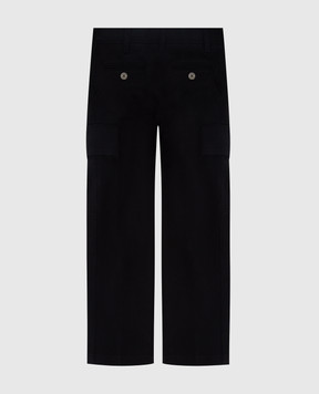 Stefano Ricci Children's black trousers YUT8400010VAL014