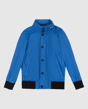 Stefano Ricci Children's blue jacket in a pattern YUJ8200050HN0036