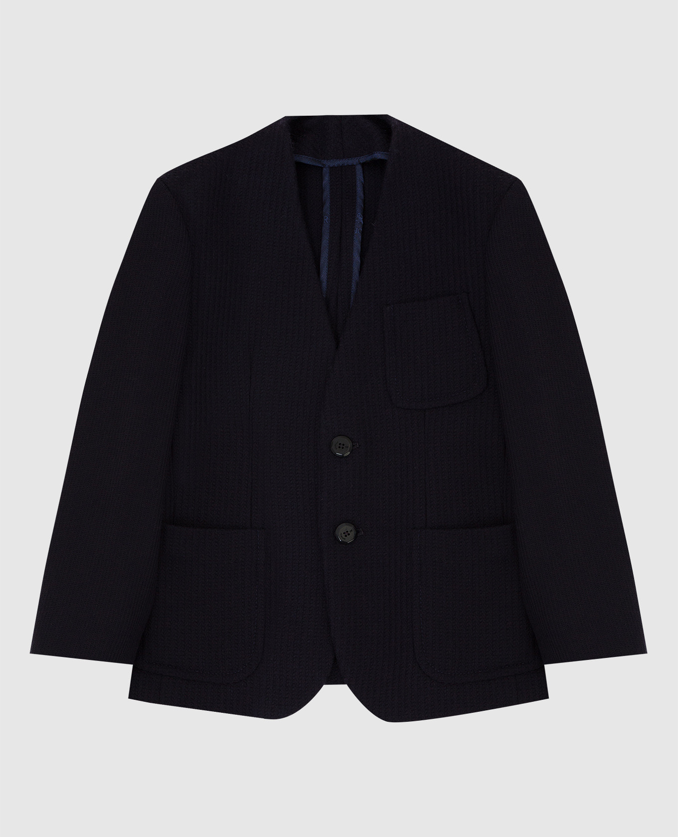 Children's navy blue cashmere blazer stefano ricci