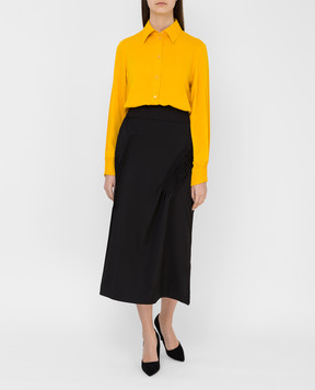 NINA RICCI Black wool skirt 20PCJU010WV0241