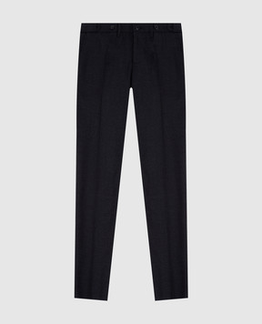 Stefano Ricci Children's dark gray wool trousers Y1T0900000W610