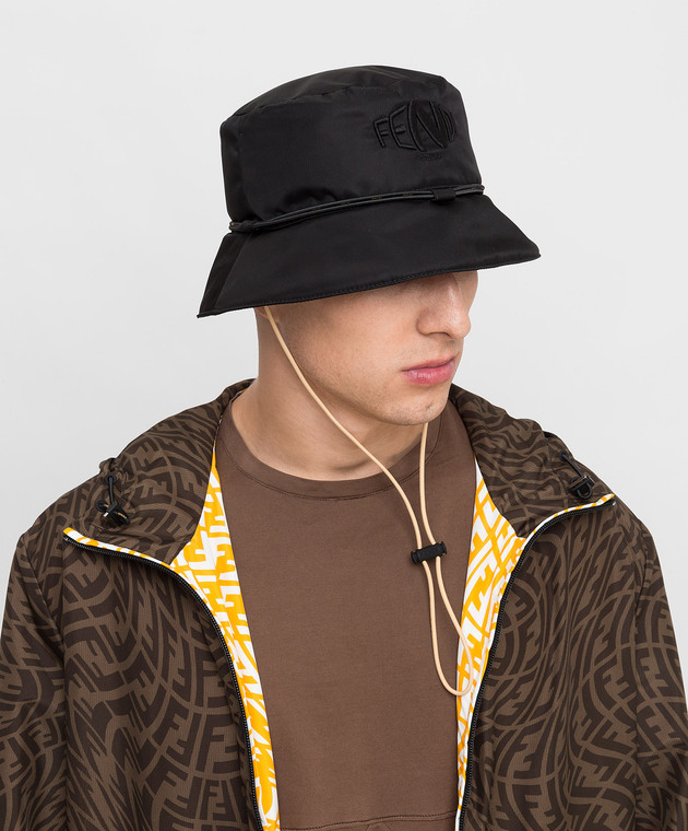 Fendi Hat with FF Fish Eye embroidery FXQ801AFYP buy with Malta delivery at Symbol