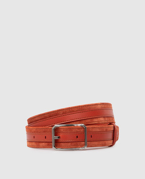 Stefano Ricci Children's orange suede belt Y301SDVHA316P