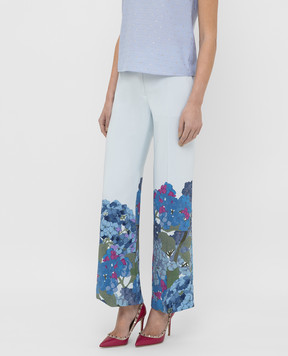 Valentino Light blue silk palazzo TB3RB3L557D
