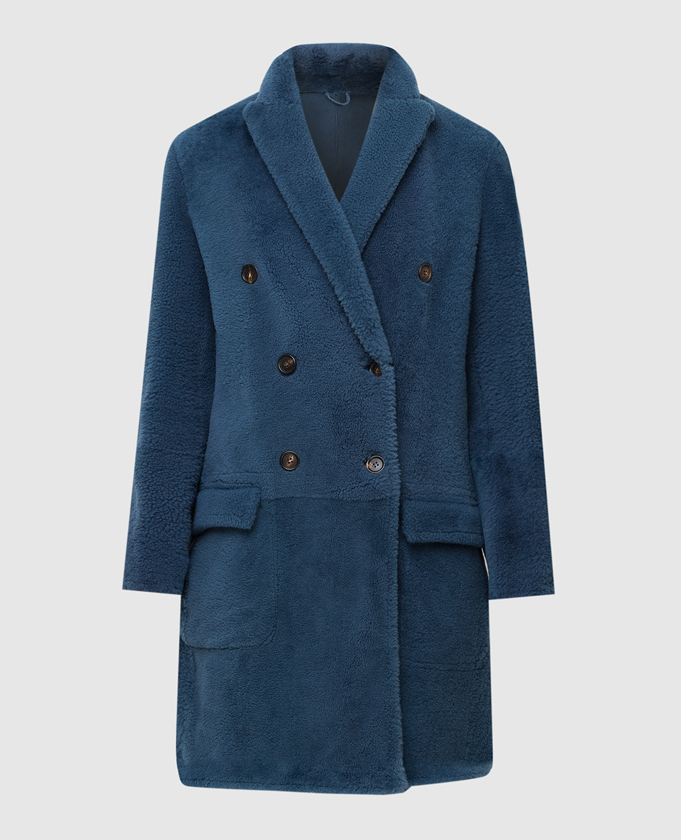 

Blue fur coat Brunello Cucinelli