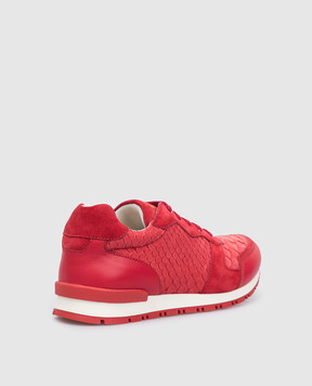 Stefano Ricci Children's sneakers made of python leather YRU01G803VHSDPT