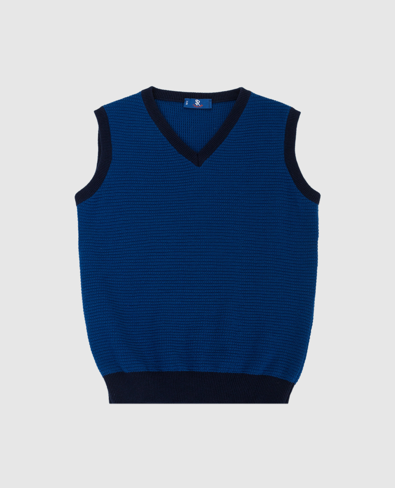 Children's vest in patterned wool and cashmere stefano ricci