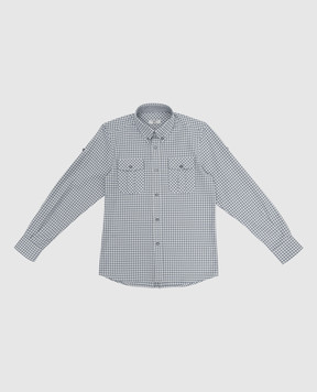 Stefano Ricci Children's checkered shirt YAC6S00010L823