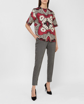 Saint Laurent Gray wool and mohair trousers 502533Y083S