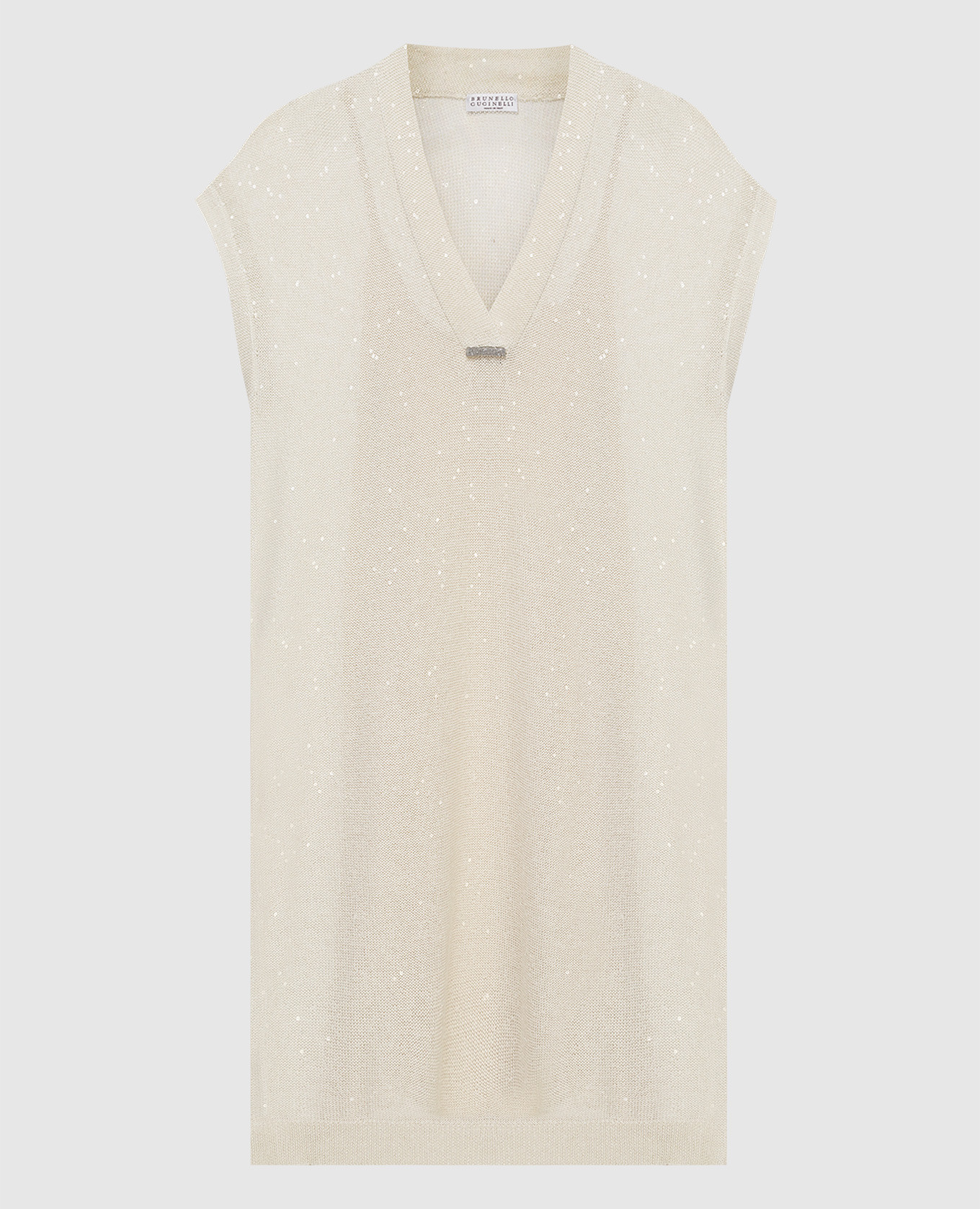 

Light beige linen dress Brunello Cucinelli