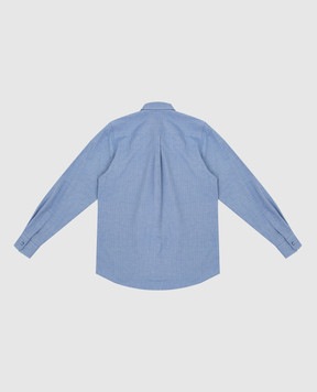 Stefano Ricci Children's light blue shirt with embroidery YAC6S00030L824