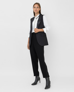 Peserico Wool vest with sequins S03752A0Q103015
