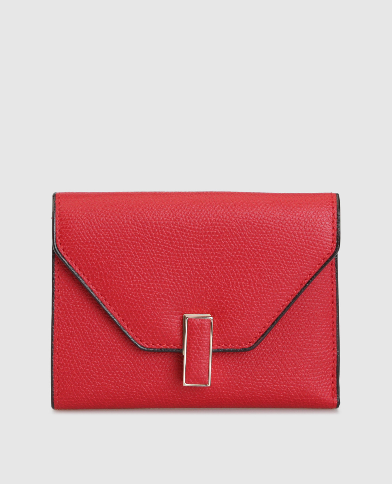 

Red leather wallet Valextra