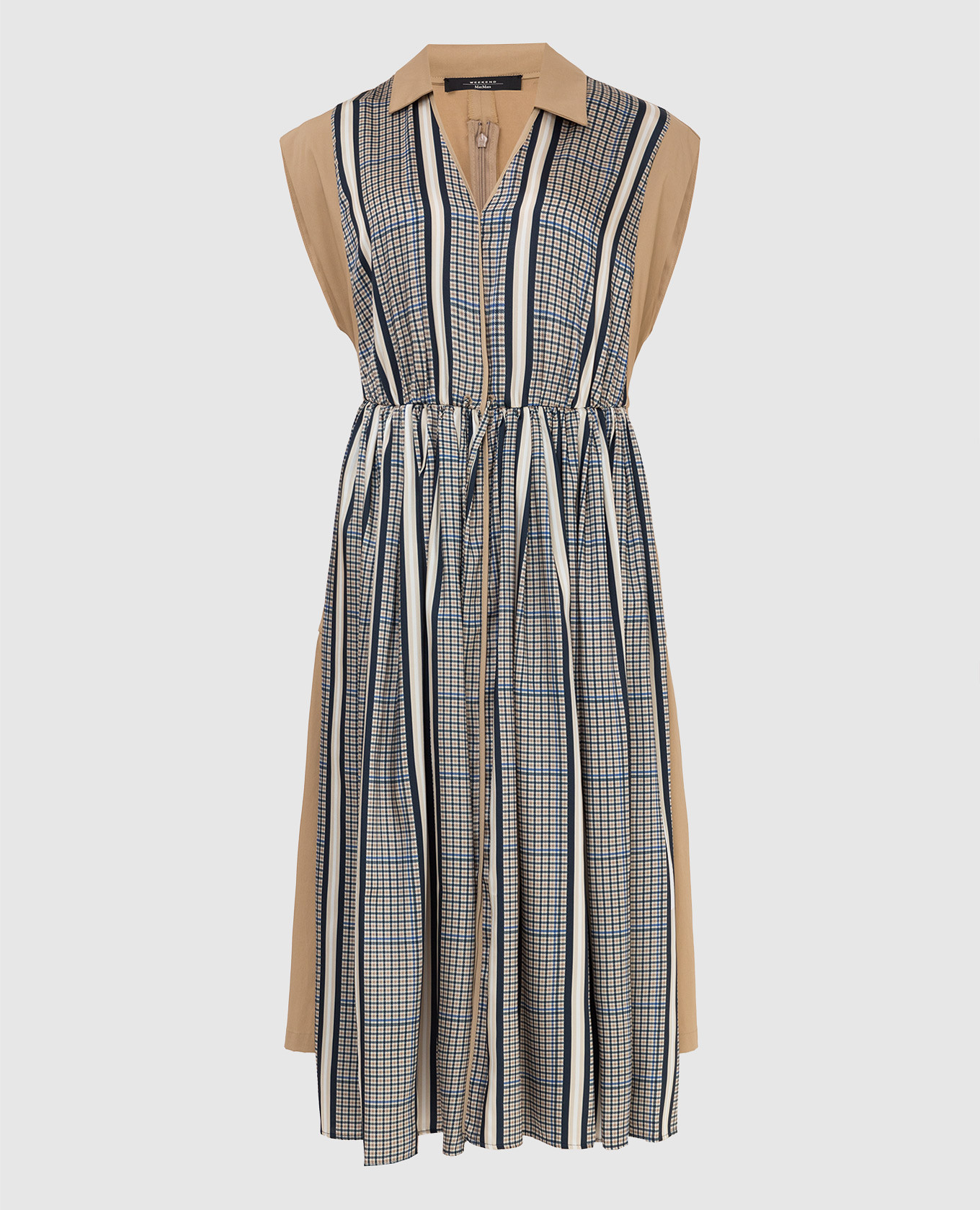 

Fronda plaid slip dress Max Mara Weekend, Beige