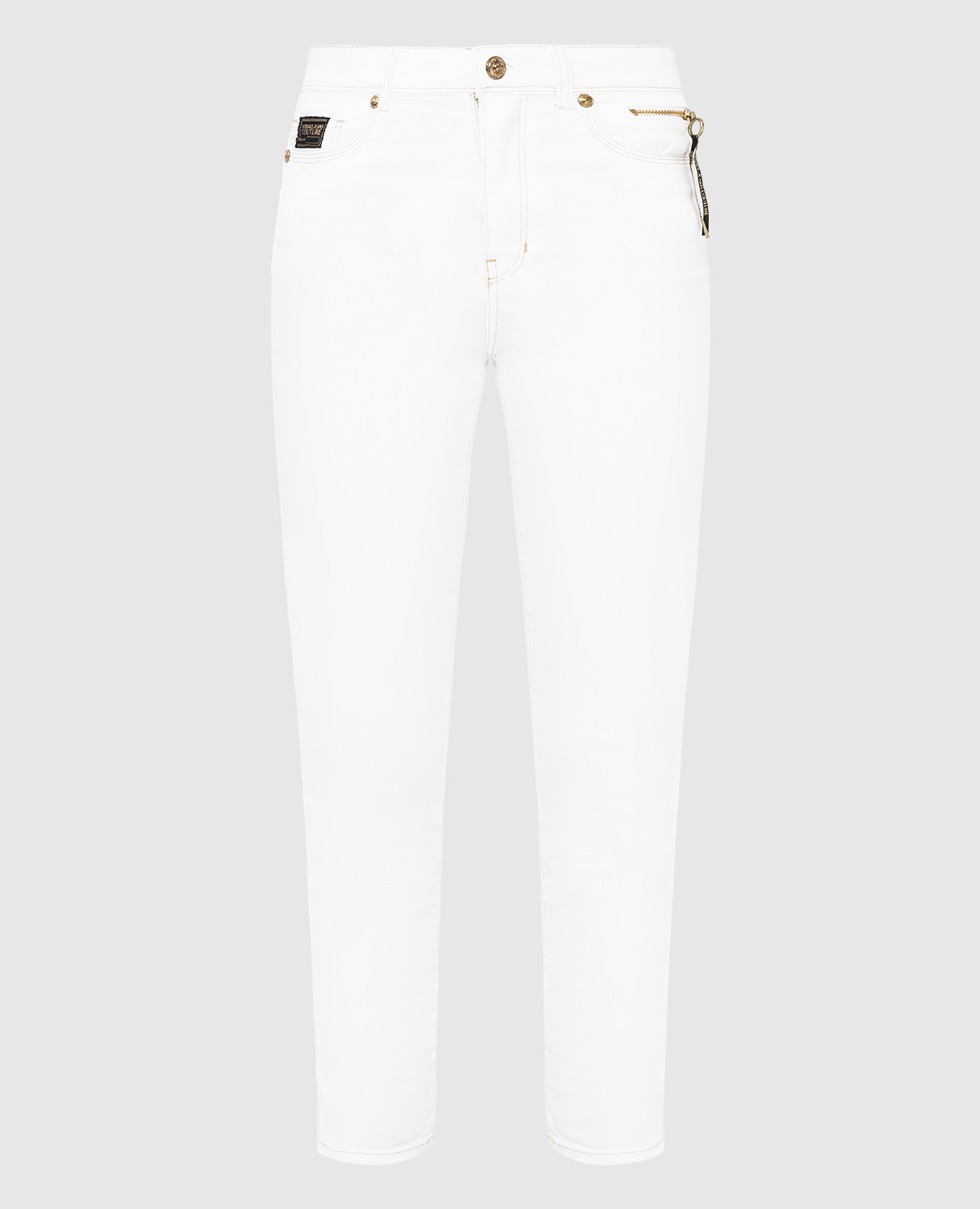 

Cropped jeans Versace Jeans Couture, White