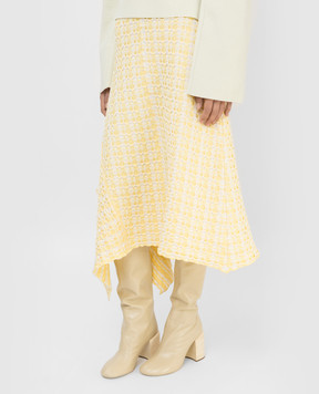 Jil Sander Asymmetric skirt JSWT751326WTY24408