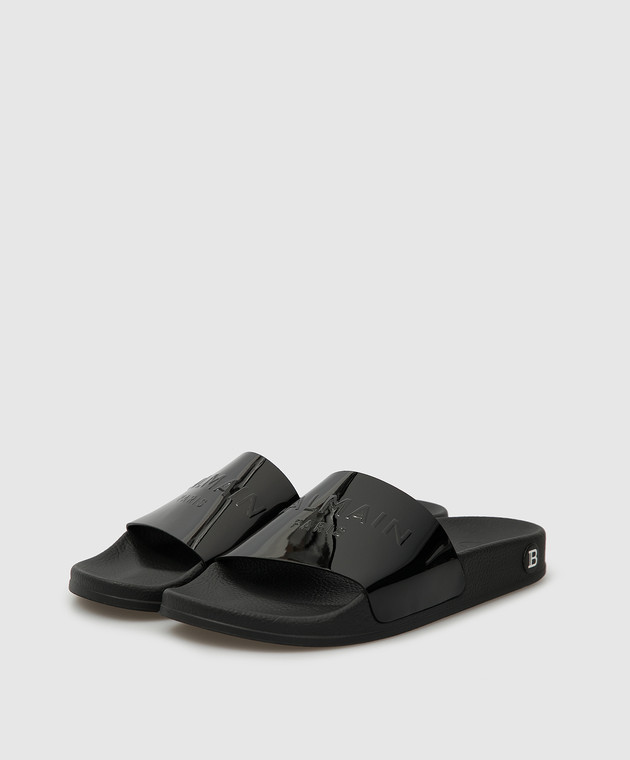 Balmain - Black sliders VN0UL533LVNC - shop with European delivery at ...