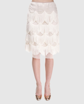 Marc Jacobs Beige fringe skirt M4007175