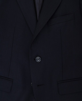 Stefano Ricci Children's dark blue wool jacket Y1RF371000W0017C