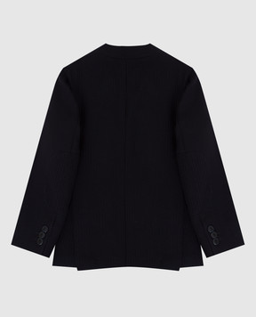 Stefano Ricci Children's navy blue cashmere blazer Y1RSGD2MG0HC4027