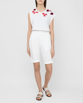 Marni White shorts PAMAN47A10TL234