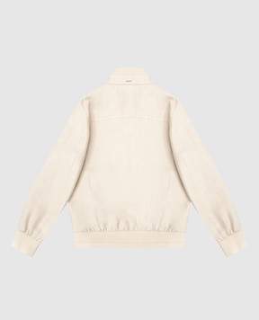 Stefano Ricci Children's jacket in wool, silk and cashmere YDJ1100240HC564