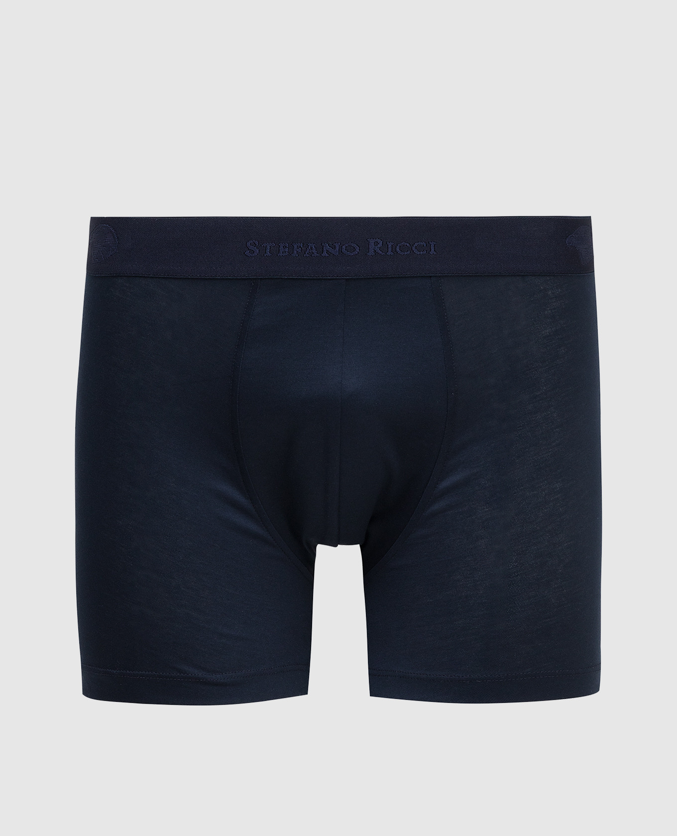 Navy blue logo boxer shorts Stefano Ricci
