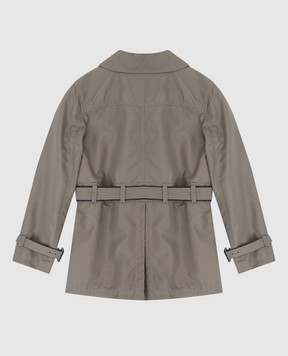 Stefano Ricci Children's dark beige trench coat YAJ7200030RS0003