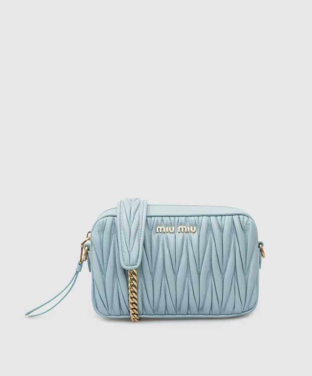 Miu Miu｜CROSSBAGS (5NR019 2FPP F0118) Miu Miu Shine Matelassé Multi Strap Crossbody Bag 5BH190