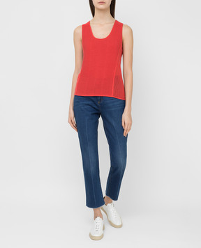 Armani Red top 3XAH02