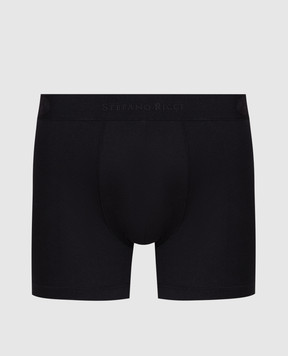 Stefano Ricci Black logo boxers BXM22SICOTT