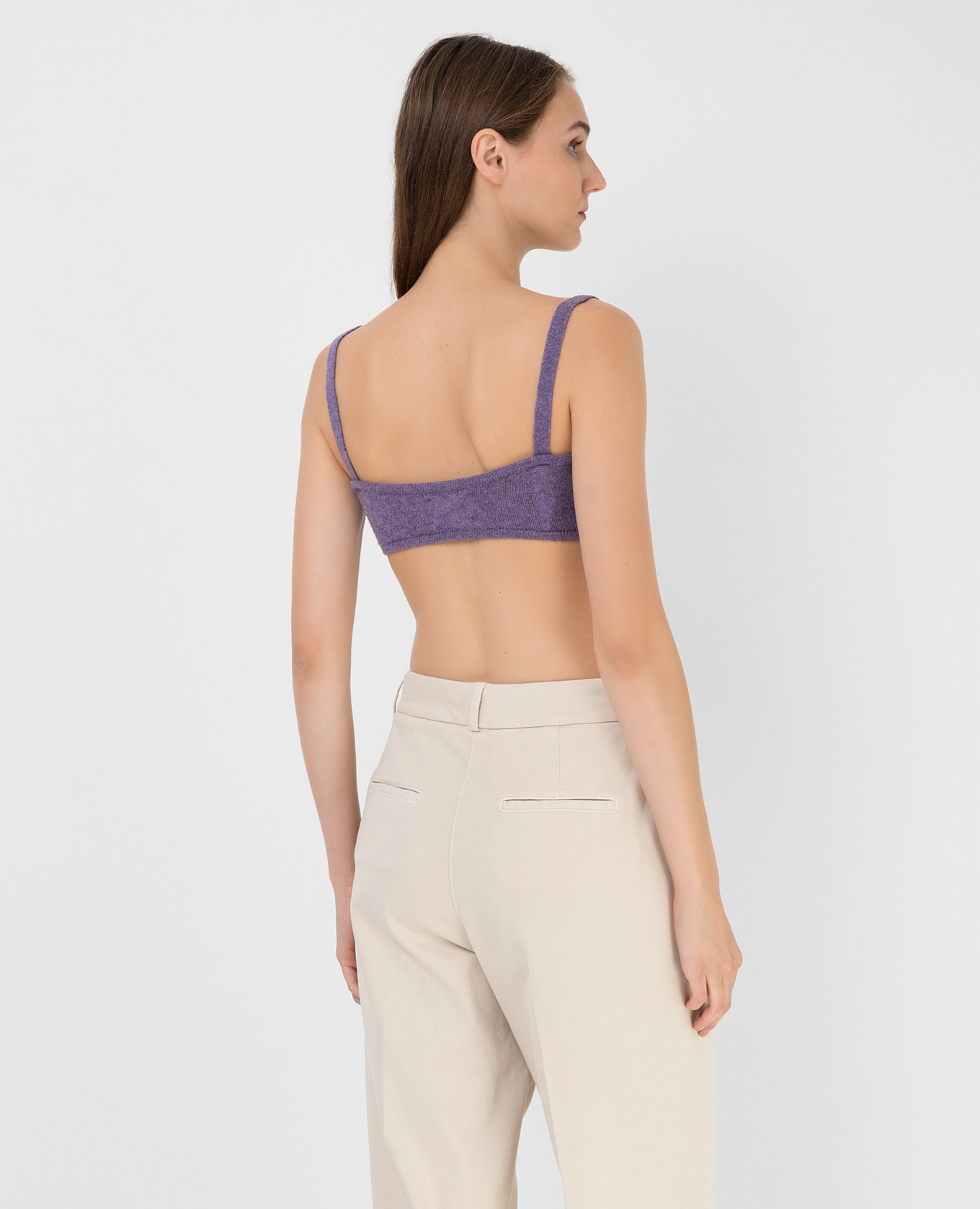 

Eda Lilac Cashmere Top Khaite, Violet