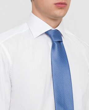 Stefano Ricci Blue patterned silk tie CH41026