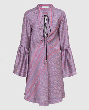Philosophy di Lorenzo Serafini Lilac dress A0440
