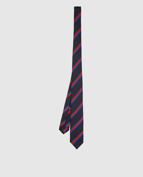 Stefano Ricci Children's silk tie with contrasting stripes YCH30103