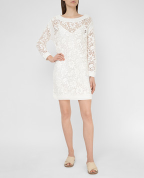 Ermanno Scervino White dress D385Q305CSEZZ