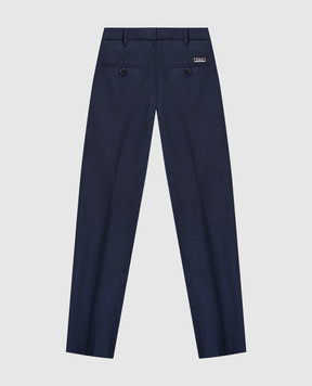 Stefano Ricci Children's trousers in wool, silk and linen Y1T090A000WKL05B