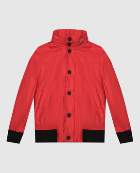 Stefano Ricci Children's red jacket in a pattern YUJ8200050HN0036