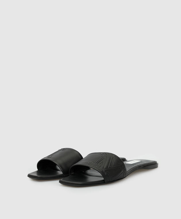 Max Mara - Logo embossed flip flops MUSA - shop with