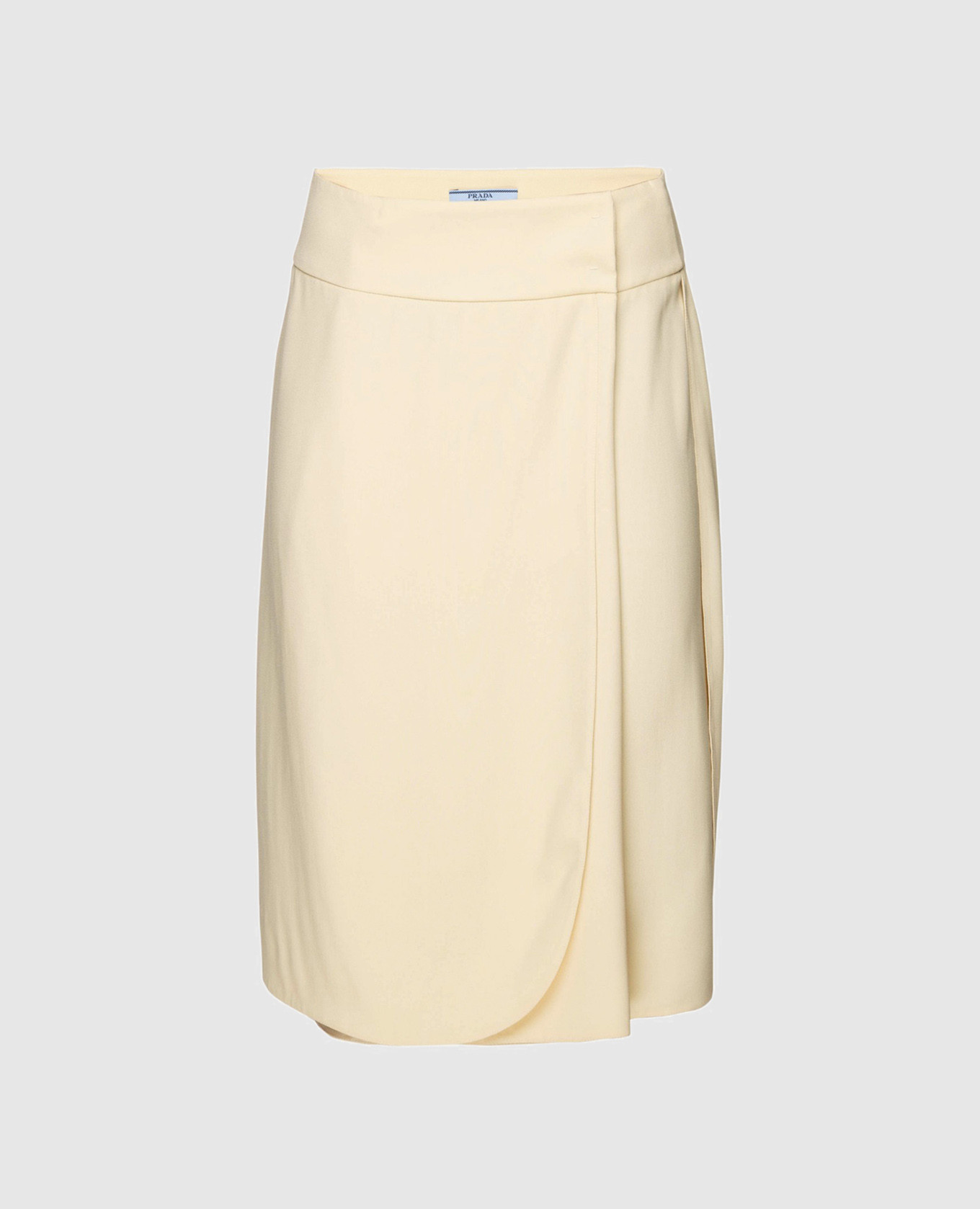 

Yellow wrap skirt Prada