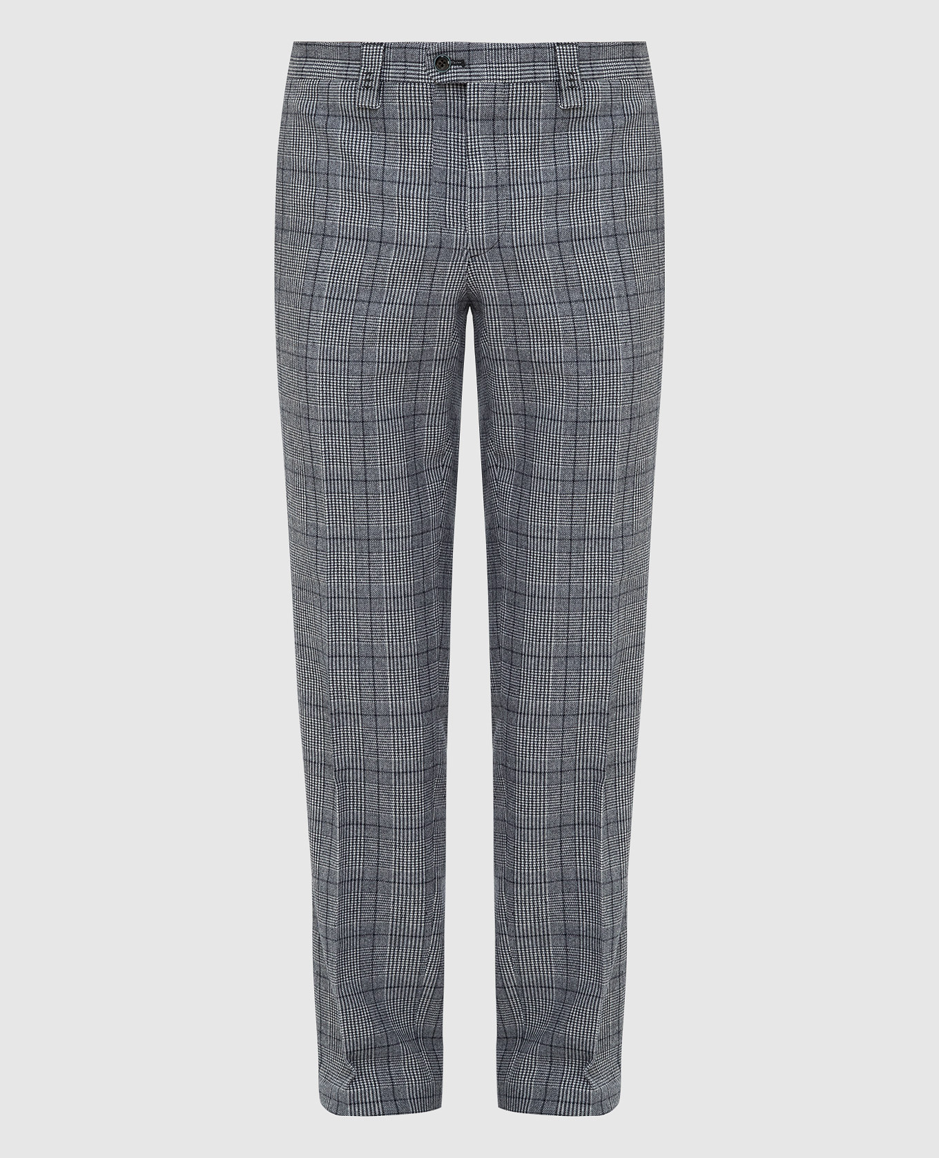 Checked chinos florentino
