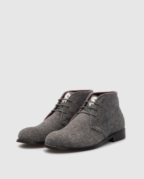 Stefano Ricci Baby gray cashmere deserts YR59CG8026CA10