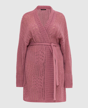 Marina Rinaldi Dark pink cardigan ChangeClear MELASSA
