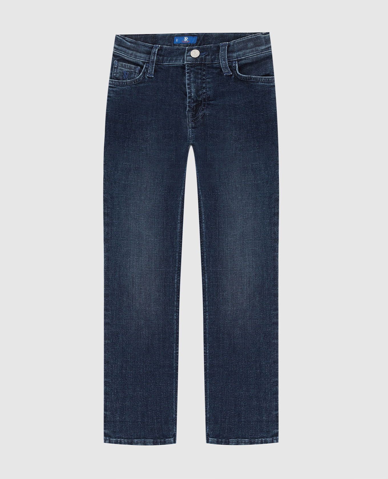 

Children's dark blue jeans with embroidery Stefano Ricci