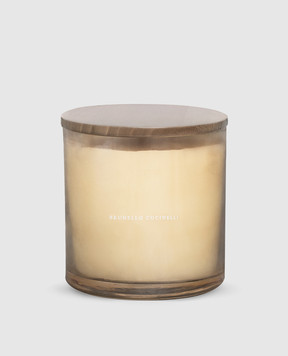 Brunello Cucinelli Light beige candle MLCANDVEA2