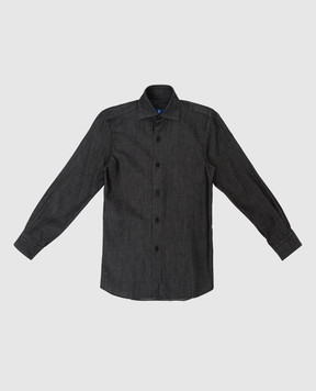 Stefano Ricci Children's dark gray shirt YC004850EX1801