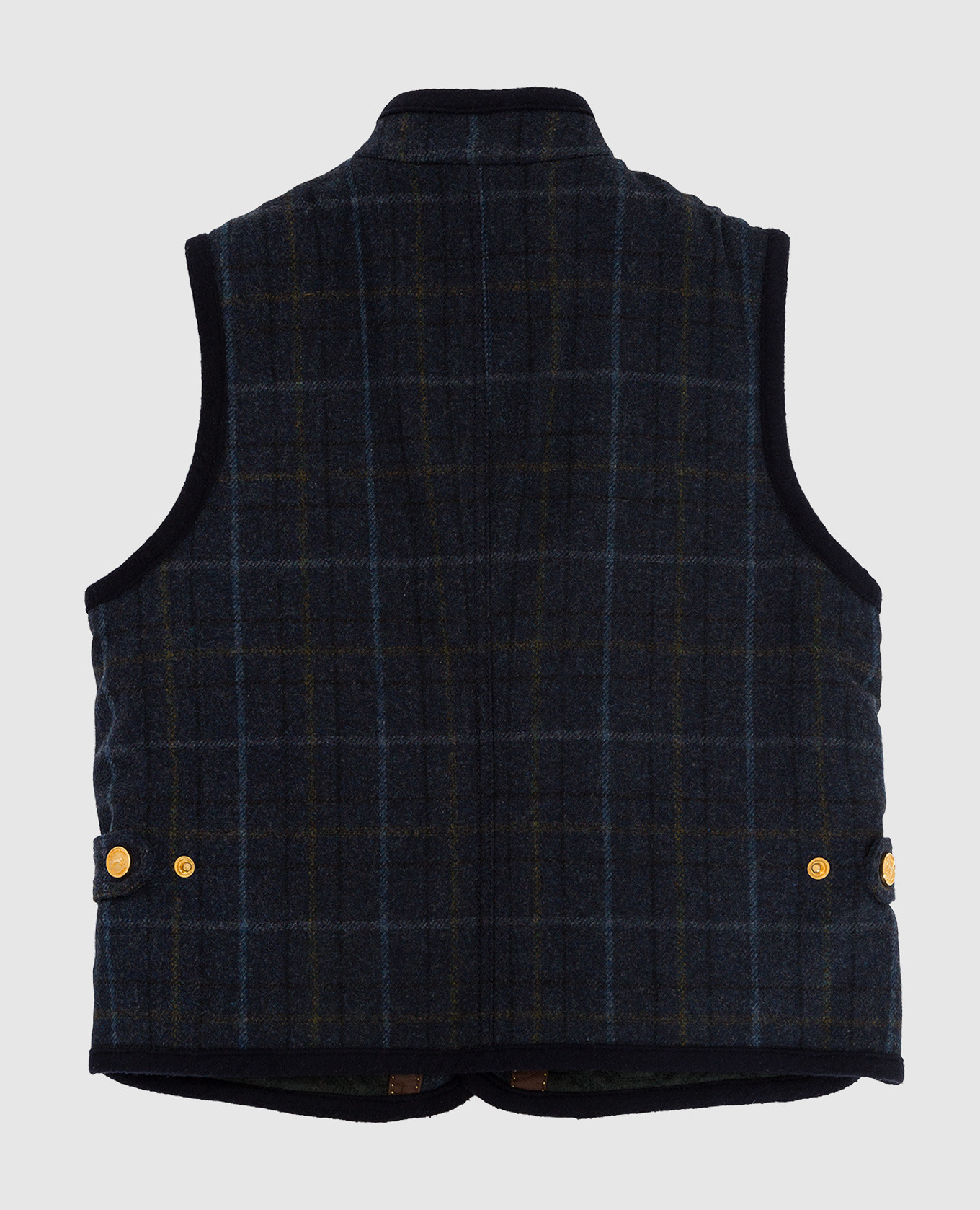 

Children's navy wool and cashmere vest Stefano Ricci, Blue