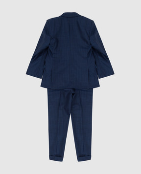 Stefano Ricci Striped wool suit for children Y1SF371900HC3570